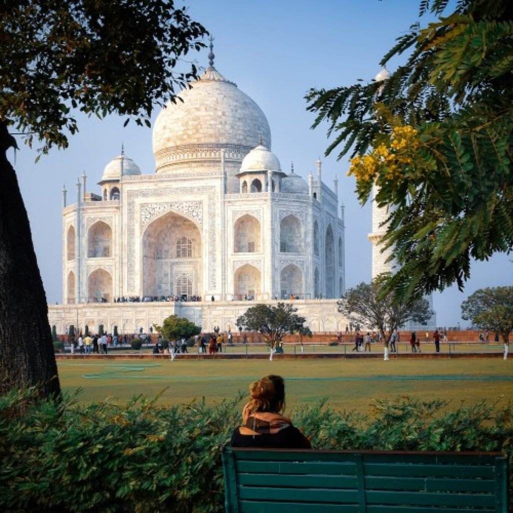 Taj Mahal, Agra - iconic marble mausoleum and key stop on India’s Golden Triangle