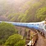 a running train