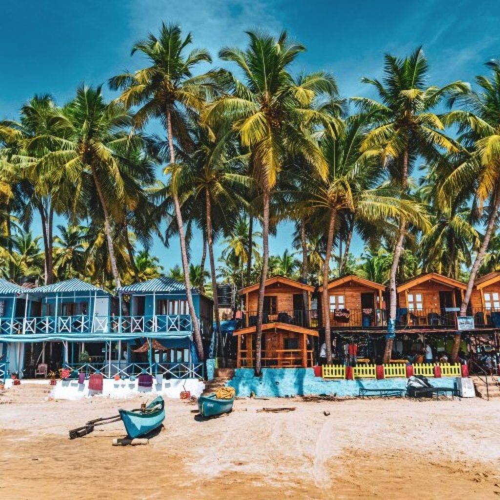 Goa beach - safe travel destination in India for tourists