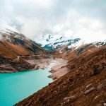 water flowing through a valley