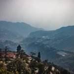 a view of mountain range