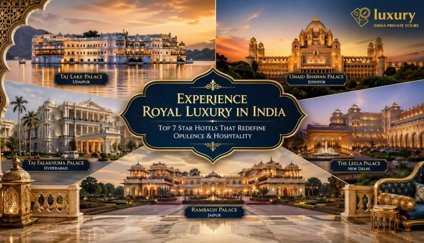 7-star hotel in India, luxury palace hotel