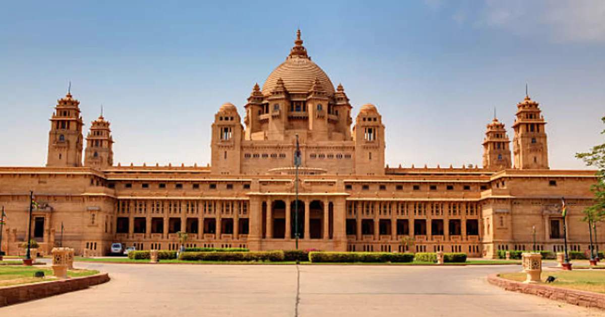 Umaid Bhawan Palace in Jodhpur, largest private residence with royal history