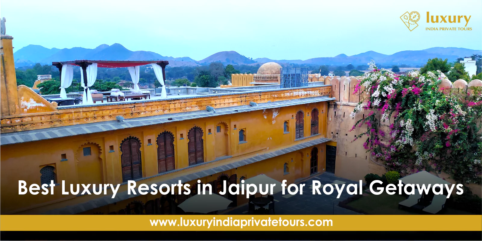 Luxury resorts in Jaipur with royal architecture and scenic views for a royal getaway