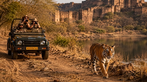 Luxury tiger safari in Ranthambore National Park, Rajasthan
