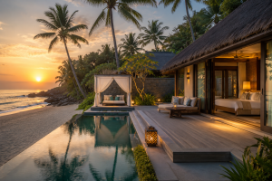 private beach villas india luxury